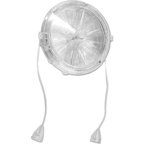 Idroweb – Aérateur thermique réglable pour fenêtre – Débit d’air 120m³/h – Matériau transparent – Pour espaces confinés