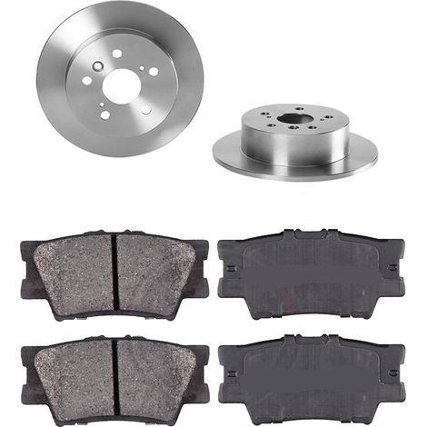 KIT FRENI POSTERIORI compatibile con LEXUS ES (V6) - DISCHI + PASTIGLIE OEM: 37545 / 18400 /SOSTITUZIONE DIRETTA/BASSA POLVERE/SILENZIOSO