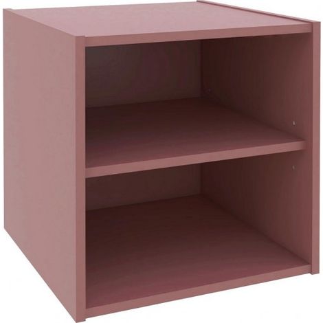 Mensola a cubo da parete con divisorio 35x35x35 Composite Pro YES - Rosso