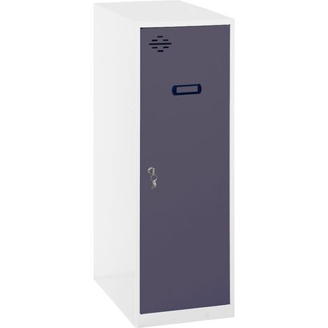 Simonrack Mini casier métal blanc et porte anthracite 915x400x500 (1/5)