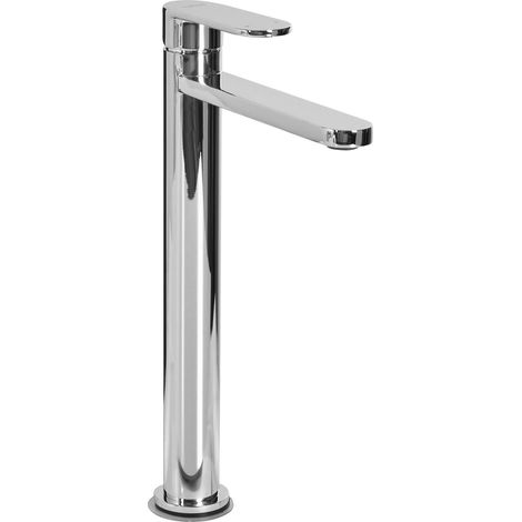 Tall Basin Mixer Tap COLHUE Brass Silver (1/5)