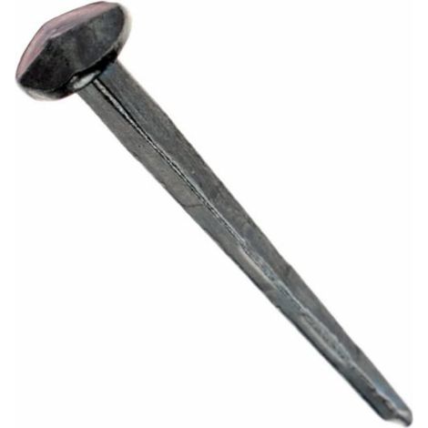 Lot de 10 clous de serrure de 40 mm de long - Clous - Forgés - Clous décoratifs forgés - Aspect antique - Surface bleu-noir