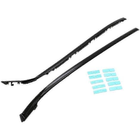 Kit de 1 paire de moulures de montant de pare-brise avec clips pour Lexus IS F IS200D IS250 IS300 IS350 06-13 OutBlack SZRH AM (1/4)