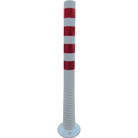 Poste  de  estacionamiento  PU  blanco/rojo  Ø  80  mm  -  12231  UV (1/3)