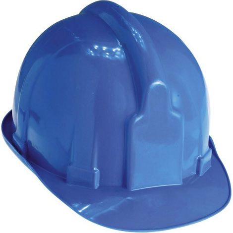 Caschi da lavoro blu