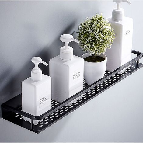 Étagères de la Salle de Bain Salle de Bain Artisanat Organisateur Douche Shampooing Savon Disque de Stockage Plancher Tablette de Bain (1/4)