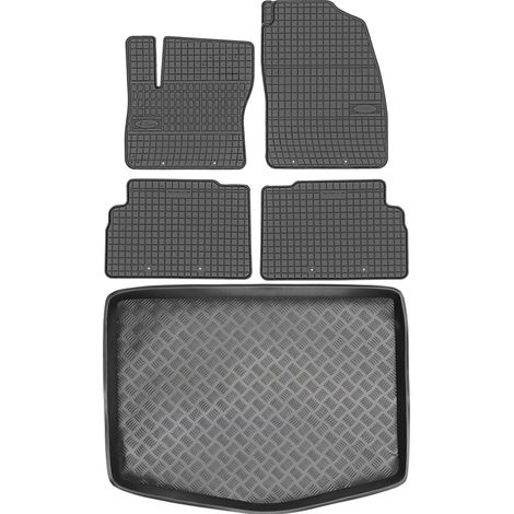 Juego de alfombrillas de goma para coche y alfombrilla para maletero para Ford C-Max II Minivan (2010-2019)