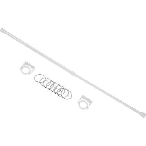 Curtain Rod 40 70 cm Spring Loaded No Drilling Required (1/5)