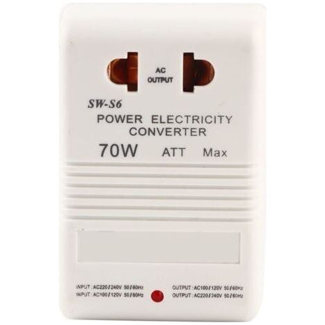 BUNTHAUS 70W 110V / 120V à 220V / 240V Convertisseur de Tension, Adaptateur de Élévateur/Inverseur (Fiche Standard CN) (1/5)