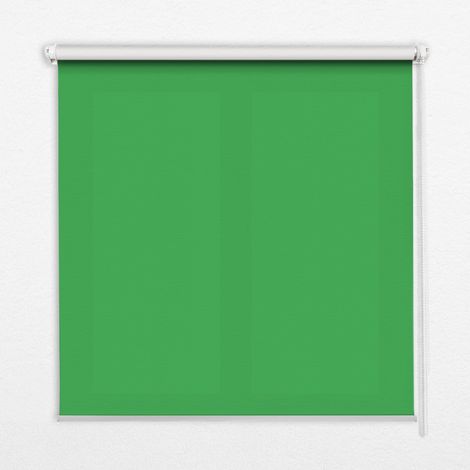 Innenrollo Fensterrollo - Rollo ohne Bohren - Sichtschutzrollo - Lichtdurchlässiges Rollo - Rechteckiges - Rollo - (100 cm x 140 cm) - Grün