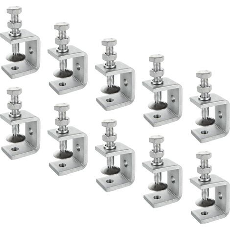 10 Stück C-Klemmen 30 mm – Edelstahl 304 – Messbereich 0–25 mm – Schweißen, Holzbearbeitung (1/5)