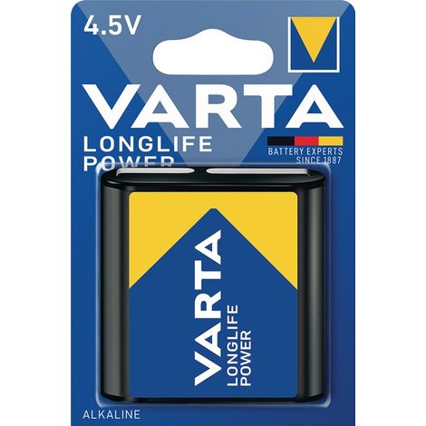 Varta LONGLIFE Power 4,5V Alkaline Batterie 1er Blister