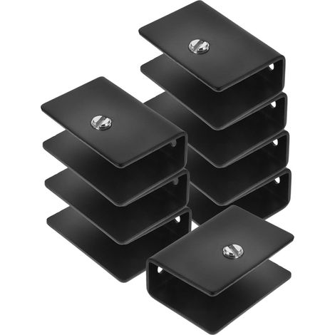Homoyoyo Lot de 8 pinces fixation pour miroirs sans cadre (1/5)