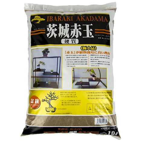 Akadama hard quality Ibaraki extra fine 0/2 mm (c.ca 8 kg - 10 lt), per shoihin bonsai (1/2)