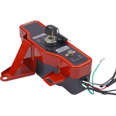 Kit de arranque, conversión a arranque eléctrico, kit de instalación completo, rojo (1/2)