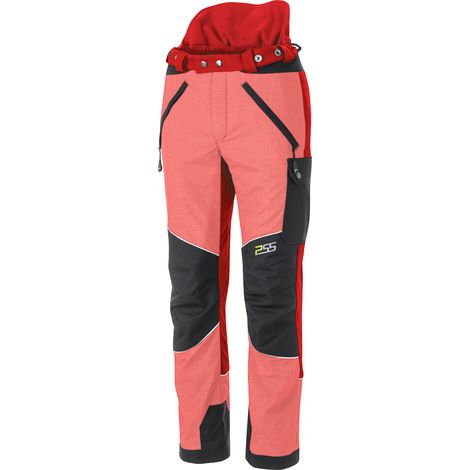 PSS Schnittschutzhose X-treme Vectran Rot/Schwarz Größe 56