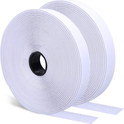 Scratch Autocollant Double Face 15 m x 20 mm, Fixation Extra Forte (1/5)