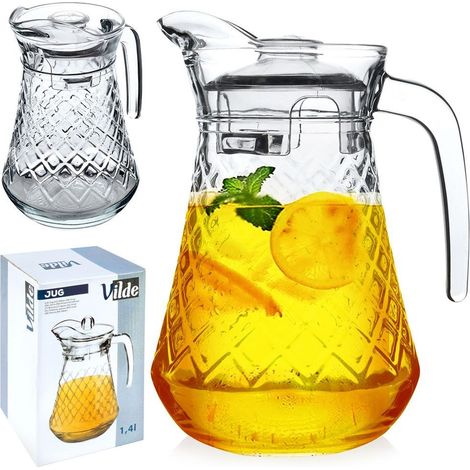 Vilde Couvercle 1.4 l fonte verre plastique avec couvercle (1/5)