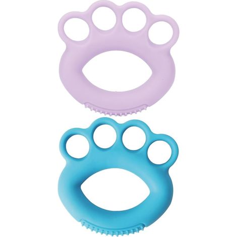 Lntyq Handgriff-Stärker, Fingertrainer, Unterarmtrainer, Finger-Silikon-Übungsringe, Muskeltraining für Muskeltraining, Klettern und Fitness (2 Stück) (1/5)