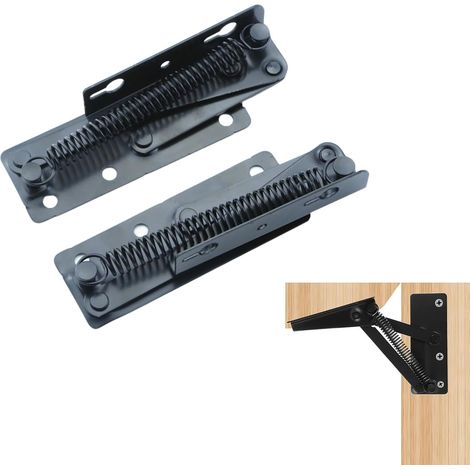2 Pièces Charnières à Ressort Pliables, Support Levage 80 Degrés, Pour Canapé Pliant, Lit Couvercle, Accessoires De Meubles (1/5)