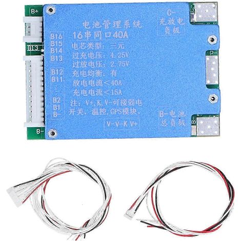 Protection de batterie BMS 48V, carte précise à faible consommation, sécurité renforcée, fabrication soignée, durable et fiable pour systèmes énergétiques. (1/5)