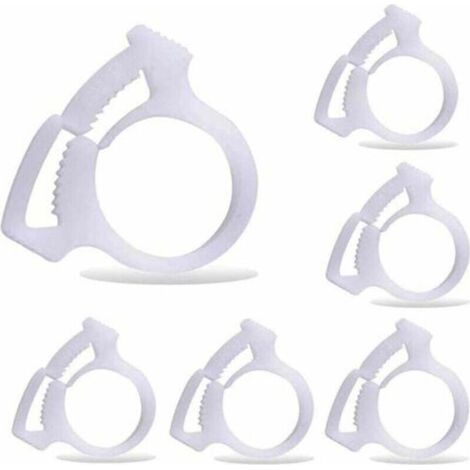 6 pièces B15 pinces de fixation du tuyau de balayage de piscine, convient pour le nettoyeur de piscine Polaris 180 280 360 380 480