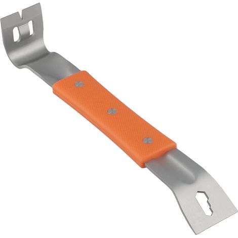pied de biche orange, arrache-clous pour le travail du bois, pied de biche renforcé, installation pour toute la maison, démontage de caisses en bois, grattoir en acier inoxydable, pied de biche multif