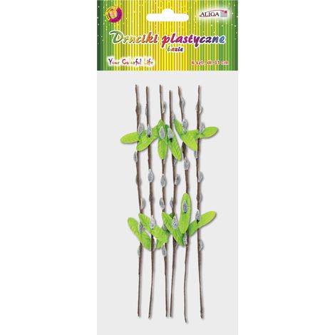 chatons 31 cm 6 branches DPW-6172