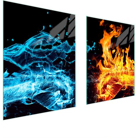 GLASSCHUTZPLATTE FÜR HERD 85x52 FIRE (1/5)