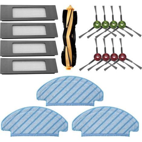 Chiffon nettoyage brosse filtre accessoires pièces rechange jeu pour DEEBOT N8 Pro N8 Pro + robot aspirateur (1/5)
