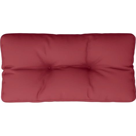 Maison Exclusive - Palettenkissen Weinrot 70x40x12 cm Stoff