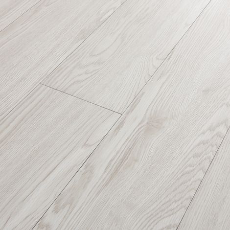 Revêtement de sol adhésif PVC vinyle 7 lames 0,975 m² – Chêne blanchi – Classe 23 – Compatible plancher chauffant – Surface antidérapante – Neu.Holz