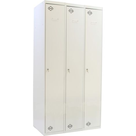 Taquillas metálicas SIMONLOCKER (180x90x50cm) GRIS PRELACADO (1/4)