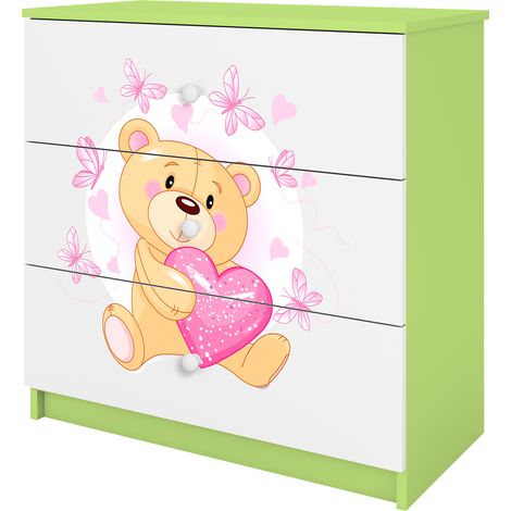 Kinderkommode Babydreams Grün (1/5)