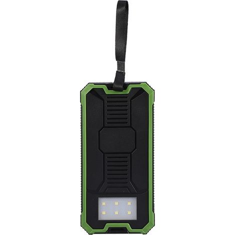 Batterie externe portable Polar Mobile 20 000 mAh à charge rapide double USB, kit de montage facile, vert (1/5)