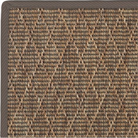 Tapis intérieur / extérieur Timika - Marron camel - Galon marron - 80 x 150 cm (1/3)