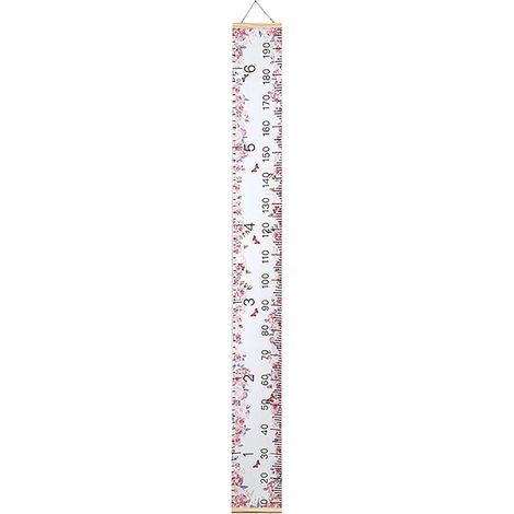 Mètre ruban mural pour enfants, toise à suspendre avec motif mignon, toise décorative pour enfants, tableau de croissance J (1/5)