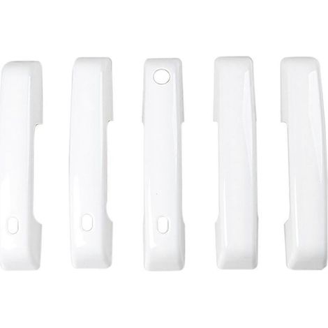 Protection de poignée de porte de voiture, cache de poignée de hayon pour Ford Bronco 2021-2024, accessoires blancs avec trou pour interrupteur intelligent (1/5)