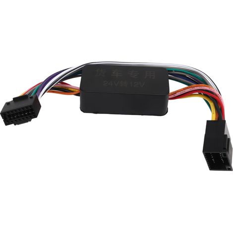 Convertisseur de tension 24V vers 12V, module abaisseur Buck pour autoradio Android, transformateur réducteur, alimentation 12V, 3A, régulateur DC-DC (1/5)