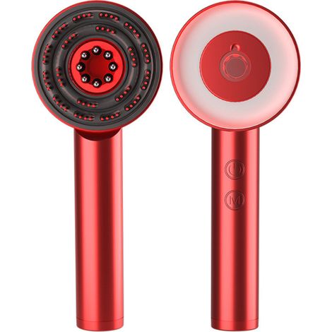 Cepillo eléctrico de masaje para el cuero cabelludo, Shiatsu, resistente al agua IPX7 (inalámbrico) (1/5)