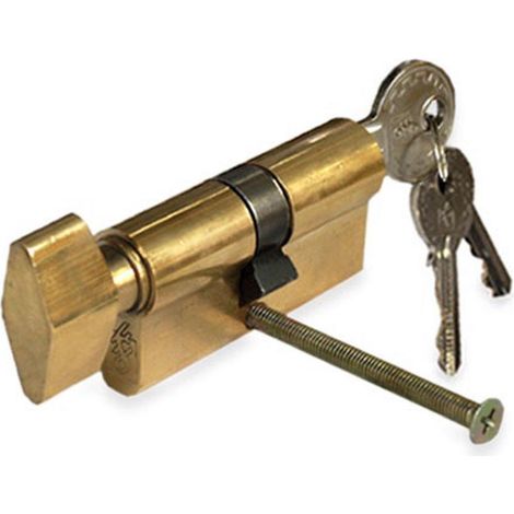 Abus W Knob verrou cylindrique 60 mm laiton