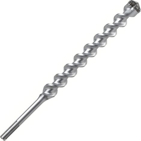 Diager – Foret béton SDS-Max 28mm x 540mm – 10 taillants pour béton armé – Évacuation rapide des poussières – Précision de perçage