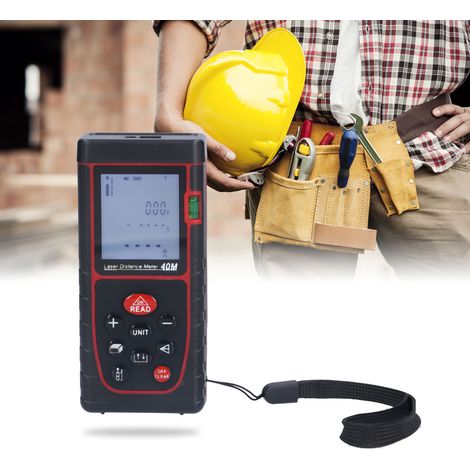 Télémètre laser OQ40 40 m, instrument de mesure infrarouge portable, niveau laser, règle électronique (1/5)