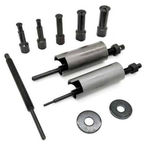 Kit d'extracteur de roulement intérieur de moto universel, 5 pièces ensemble d'extracteur de roulement outil d'embrayage Kit de retrait de marteau à glissière interne pour toutes les motos