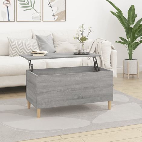 Table basse, Table d'appoint, Design Moderne,Table de Salon Sonoma gris 90x44,5x45 cm Bois d'ingénierie XZZ23024618 (1/5)