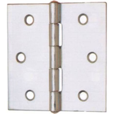 24 x CERNIERA PERNO FISSO 121 ACC ZINC  60 X 60 MM