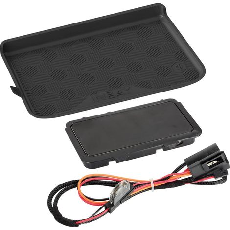 Inbay Chargeur induction vide poche compatible avec VW Golf Sportsvan Facelift ap17 10W