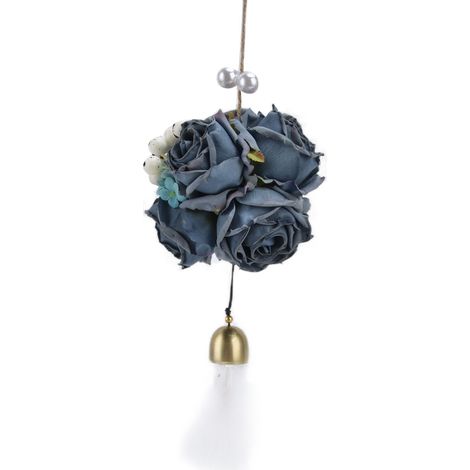 Boule de fleurs artificielles, outil de photographie innovant avec grelots et plumes