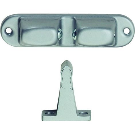 Türfeststeller 1055.02 Aluminium/Stahl silberf.lack.Wandmont.