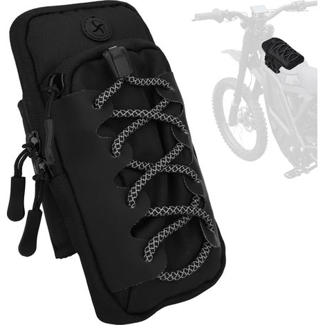Sacoche pour Moto Tout-Terrain Électrique Surron LBX Tuttio Soleil 01 Yozma IN10 eRide Pro SS SR S, Étanche Double Couche avec Bande Élastique Réglable pour Téléphone Carte d'identité Clés (1/5)